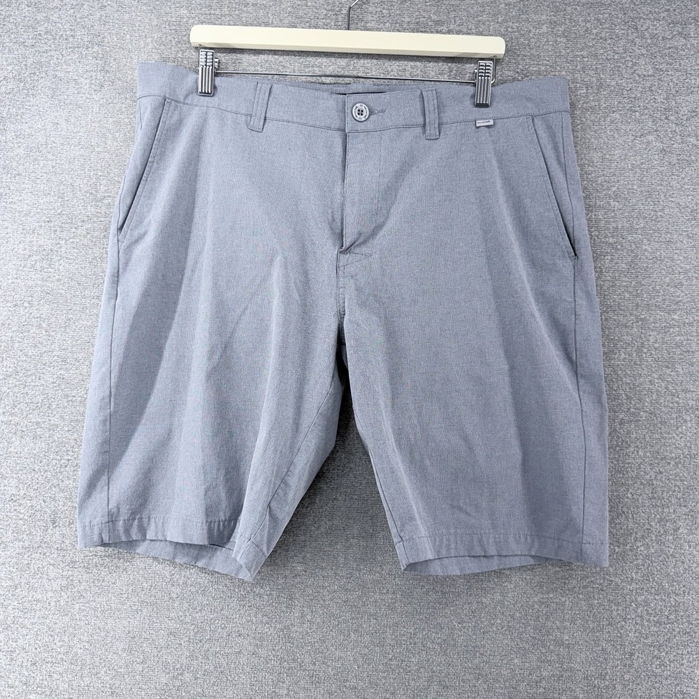 Travis Mathew Golf Chino Shorts Men Size 38x10 Gray Casual